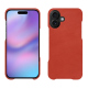 Lederschutzhülle Apple iPhone 17 - Arange clouquié ( Pantone #D33108 )