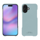 Coque cuir Apple iPhone 17 - Bleu Ciel PU ( Pantone #abcae9 )
