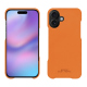 Funda de piel Apple iPhone 17 - Orange PU ( Pantone #ff9351 )