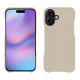 Custodia in pelle Apple iPhone 17 - Beige Veggie ( Pantone #dab9a1 ) 