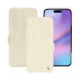 Custodia in pelle Apple iPhone 17 - Crocodile milk ( Pantone #d6d2c4 ) 
