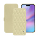 Funda de piel Apple iPhone 17 - Beige - Couture ( Nappa - Pantone #ceb888 ) 