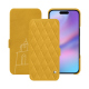 Lederschutzhülle Apple iPhone 17 - Jaune soulèu - Couture ( Pantone #F3B934 )