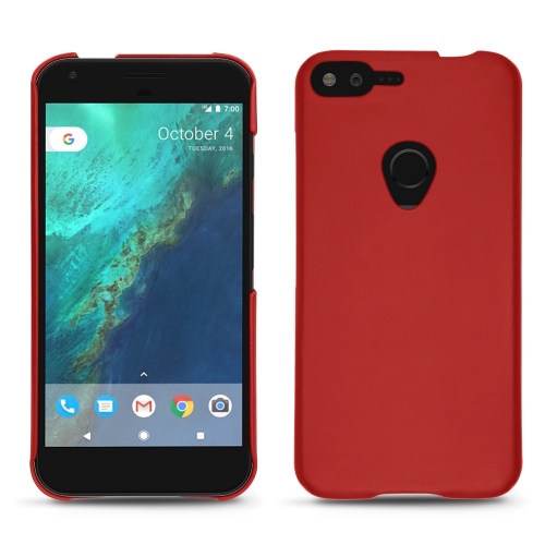 Capa em pele Google Pixel XLRouge ( Nappa - Pantone #d50032 ) 