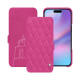 Apple iPhone 17 leather case - Rose BB - Couture ( Pantone #DB599F )