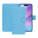 Custodia in pelle Apple iPhone 17 - Bleu ciel ( Nappa - Pantone #abcae9 ) 
