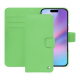 Custodia in pelle Apple iPhone 17 - Vert olive ( Nappa - Pantone #a7c58e ) 