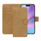 Capa de couro para carteira Apple iPhone 17 - Sable vintage ( Pantone #9b7340 ) 