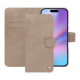 Funda de piel para cartera Apple iPhone 17 - Taupe vintage ( Pantone #bda790 ) 