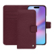 Funda de piel para cartera Apple iPhone 17 - Lie de vin ( Pantone #412234 ) 