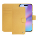 Étui portefeuille cuir Apple iPhone 17 - Or Maïa ( Pantone 871C ) 