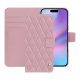 Funda de piel para cartera Apple iPhone 17 - Rose - Couture ( Nappa - Pantone #efbae1 ) 