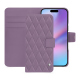 Funda de piel para cartera Apple iPhone 17 - Lilas - Couture ( Nappa - Pantone #b9a3e3 ) 