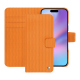 Capa de couro para carteira Apple iPhone 17 - Abaca arancio ( Pantone #d77540 )
