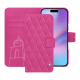 애플 아이폰 17 가죽 지갑 케이스 - Rose BB - Couture ( Pantone #DB599F )