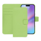 Custodia in pelle Apple iPhone 17 - Vert olive PU ( Pantone #a7c58e )