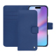 Apple iPhone 17 leather wallet case - Bleu frisson ( Pantone #29588c ) 