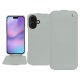 Housse cuir Apple iPhone 17 - Gris ( Nappa - Pantone #c1c6c8 ) 