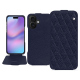 Housse cuir Apple iPhone 17 - Cobalt - Couture ( Pantone #2b253f ) 