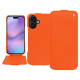 Housse cuir Apple iPhone 17 - Orange fluo ( Pantone #ff5406 ) 
