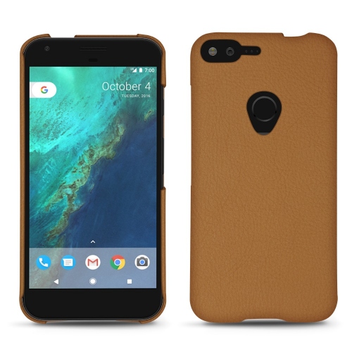 Capa em pele Google Pixel XLCastan esparciate ( Pantone #824F2A )