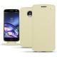 Lenovo Moto Z leather case - Ivoire ( Sleek P C12 - White ) 