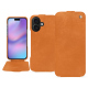Apple iPhone 17 leather case - Mandarine vintage ( Pantone #d47231 ) 