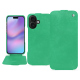 Housse cuir Apple iPhone 17 - Menthe vintage ( Pantone #37b375 ) 
