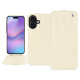 Housse cuir Apple iPhone 17 - Crocodile milk ( Pantone #d6d2c4 ) 