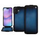 Custodia in pelle Apple iPhone 17 - Bleu Patine