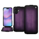 Housse cuir Apple iPhone 17 - Violet Patine