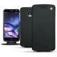 Lederschutzhülle Lenovo Moto Z - Dark vintage ( Roughtcut - Black#5256 ) 