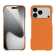 レザーケース Apple iPhone 17 Pro - Orange ( Nappa - Pantone #ff9351 ) 
