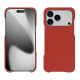 Coque cuir Apple iPhone 17 Pro - Papaye ( Pantone #b54317 ) 