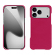 Lederschutzhülle Apple iPhone 17 Pro - Rose fluo ( Pantone #ff16b4 ) 