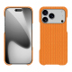 レザーケース Apple iPhone 17 Pro - Abaca arancio ( Pantone #d77540 )
