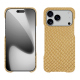 Coque cuir Apple iPhone 17 Pro - Serpent sabbia ( Pantone #D2BA92 )
