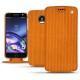 Lenovo Moto Z leather case - Abaca arancio