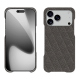 Funda de piel Apple iPhone 17 Pro - Anthracite - Couture ( Pantone #41403c ) 