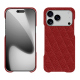 Funda de piel Apple iPhone 17 Pro - Tomate - Couture ( Pantone #a61715 )