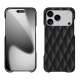 Coque cuir Apple iPhone 17 Pro - Onyx - Couture ( Noir / Black ) 