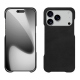 Capa em pele Apple iPhone 17 Pro - Negre poudro ( Pantone #111212 )