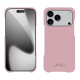 Capa em pele Apple iPhone 17 Pro - Rose PU ( Pantone #efbae1 ) 