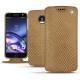 Lenovo Moto Z leather case - Serpent sabbia