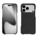 Coque cuir Apple iPhone 17 Pro - Noir PU ( Black ) 