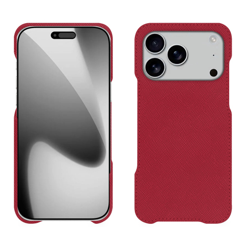 Cover premium per iPhone 17 Pro – Lusso e protezione su misura | NoreveRouge passion ( Pantone #a6192e ) 