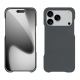 Apple iPhone 17 Pro leather cover - Gris Veggie ( Pantone #5e514d ) 