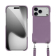 Apple iPhone 17 Pro shell with shoulder strap - Lilas ( Nappa - Pantone #b9a3e3 ) 