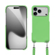 Capa Apple iPhone 17 Pro com alça para o ombro - Vert olive ( Nappa - Pantone #a7c58e ) 
