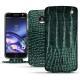 Capa em pele Lenovo Moto Z - Crocodile pino